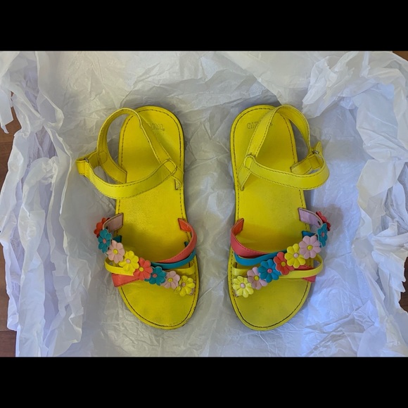 Yellow Flower Sandals - Picture 2 of 5